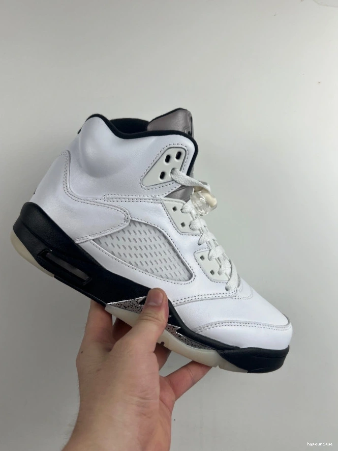 HYPE 5 RETRO DD0587-110 'WHITE JORDAN AIR BLACK' 0808